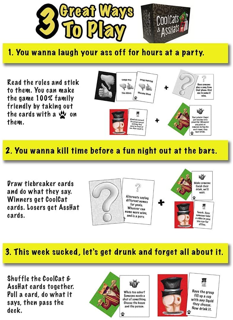CoolCats & AssHats: The Funnest Adult Party Game CoolCats & AssHats: The Funnest Adult Party Game